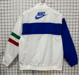 1996 Italy White Retro Windbreaker(薄款）