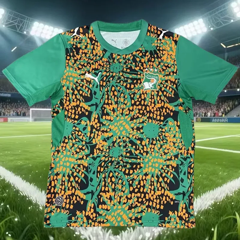 2026-27 Mens Ivory Coast Fans Green Training Shirts
