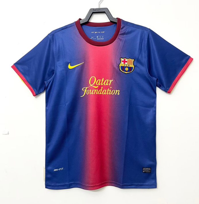 2012-2013 Mens Barcelona Home Retro Soccer Jersey