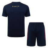 2026-27 Mens Barcelona Cyan Training Short Suit  J26076#