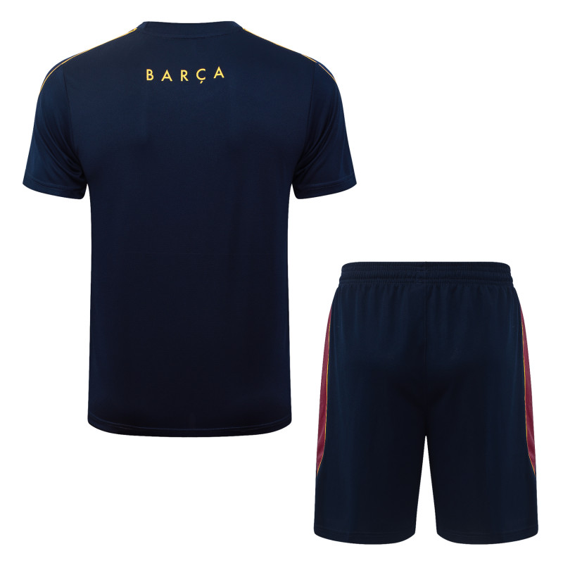 2026-27 Mens Barcelona Cyan Training Short Suit  J26076#