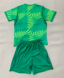 2026-27 Kids PSG Goalkeeper Green Soccer Jersey