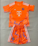 2026-27 Kids Bayern Munich Orange Goalkeeper Soccer Jersey