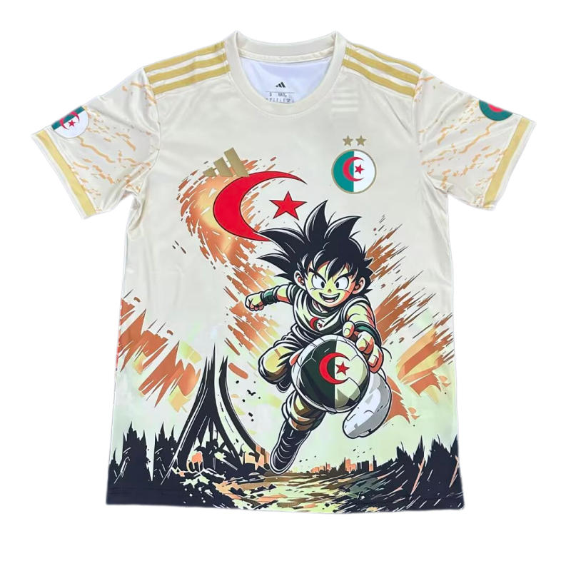 2026-27 Algeria Light Yellow Special Edition Soccer Jersey