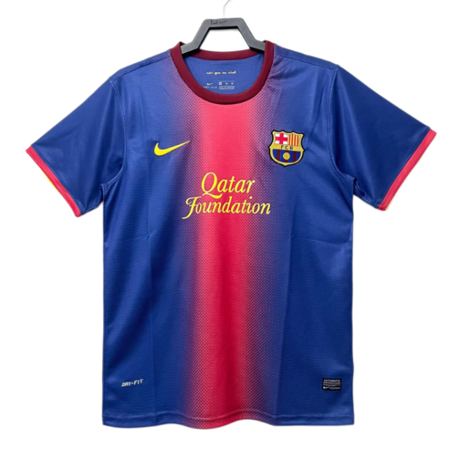 2012-2013 Mens Barcelona Home Retro Soccer Jersey