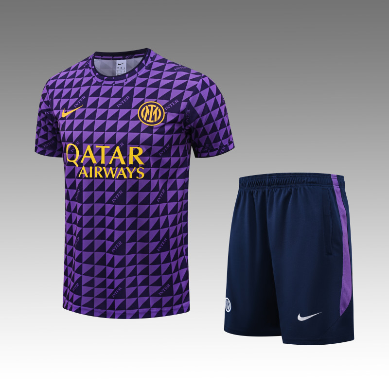 2026-27 Mens Inter Milan Purple Short Training Suit