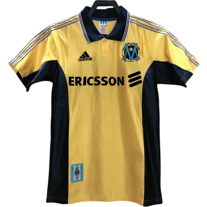 1998-99 Marseille Away Golden Retro Soccer Jersey