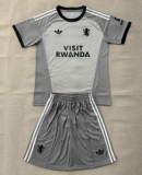2026-27 Kids  Aston Villa Goalkeeper Grey Soccer Jersey