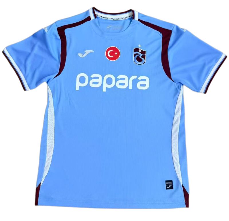 2026-27 Trabzonspor Away Light Blue Fans Soccer Jersey