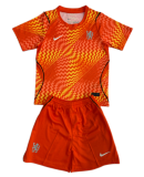 2026-27 Kids Chelsea Goalkeeper Orange Soccer Jersey