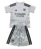 2026-27 Kids Arsenal Goalkeeper Grey Soccer Jersey