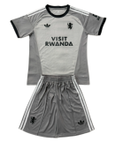2026-27 Kids  Aston Villa Goalkeeper Grey Soccer Jersey