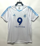 2002-03 Marseille Home White Retro Soccer Jersey