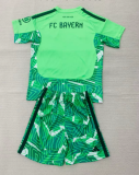 2026-27 Kids Bayern Munich Green Goalkeeper Soccer Jersey