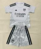 2026-27 Kids Arsenal Goalkeeper Grey Soccer Jersey