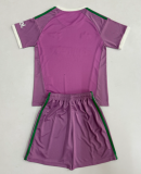 2026-27 Kids Arsenal Goalkeeper Purple Soccer Jersey