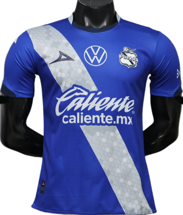 2026-27 Mens Puebla Away Blue Player Version Soccer Jersey