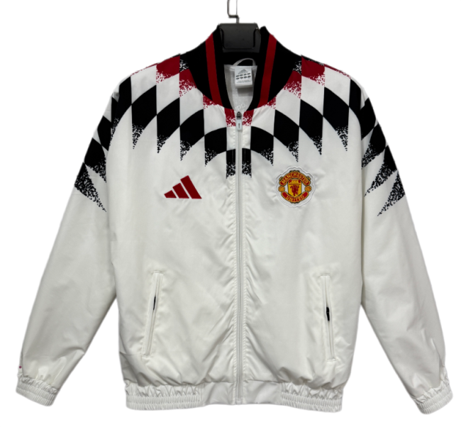 2026-27 Manchester United White Windbreaker