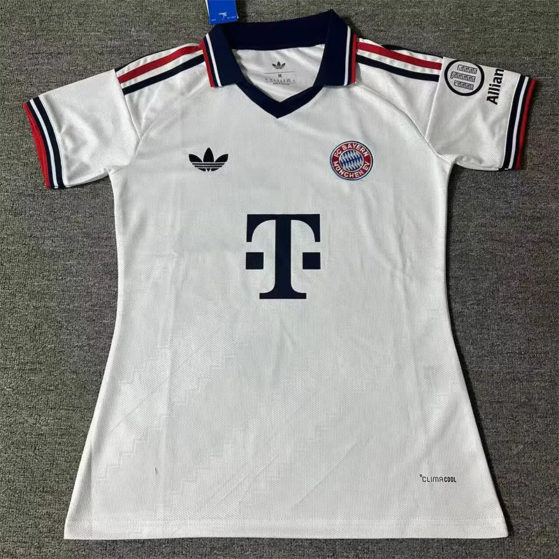 2026-27 Women Bayern Munich Away White Soccer Jersey