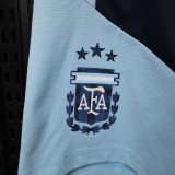 2026-27 Argentina Light Blue Player Version Shorts Pants