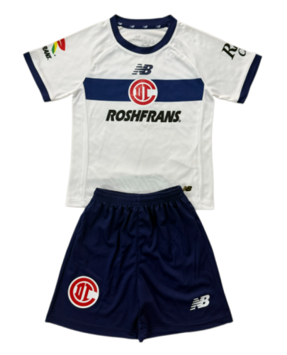 2026-27 Kids Toluca Away White Soccer Jersey