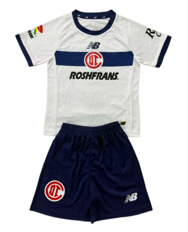2026-27 Kids Toluca Away White Soccer Jersey