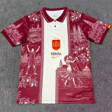 2026-27 Spain Special Edition Red Polo Soccer Jersey