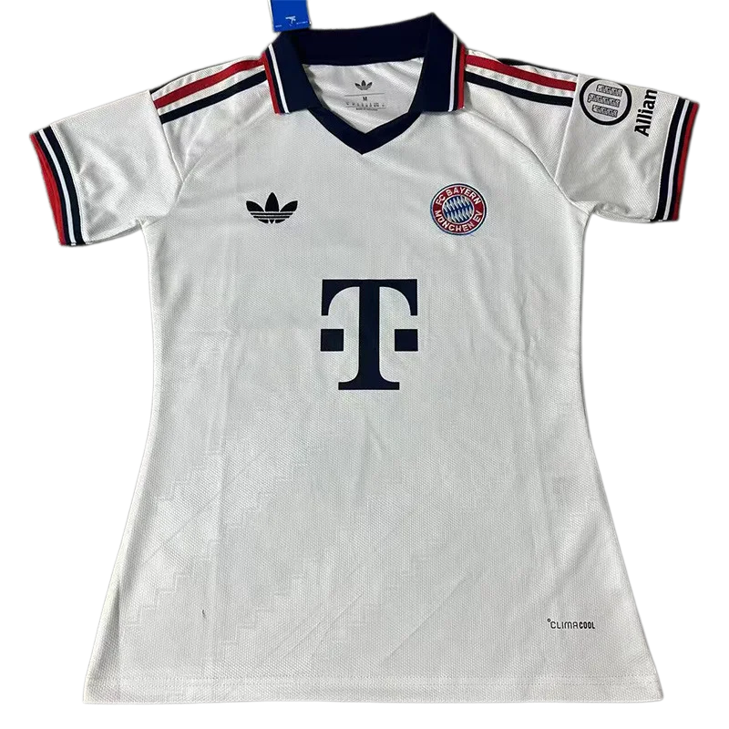 2026-27 Women Bayern Munich Away White Soccer Jersey