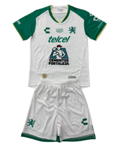 2026-27 Kids Leon Away White Soccer Jersey