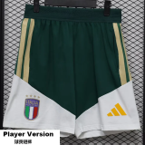 2026-27 Mens Italy Green Player Version Shorts Pants