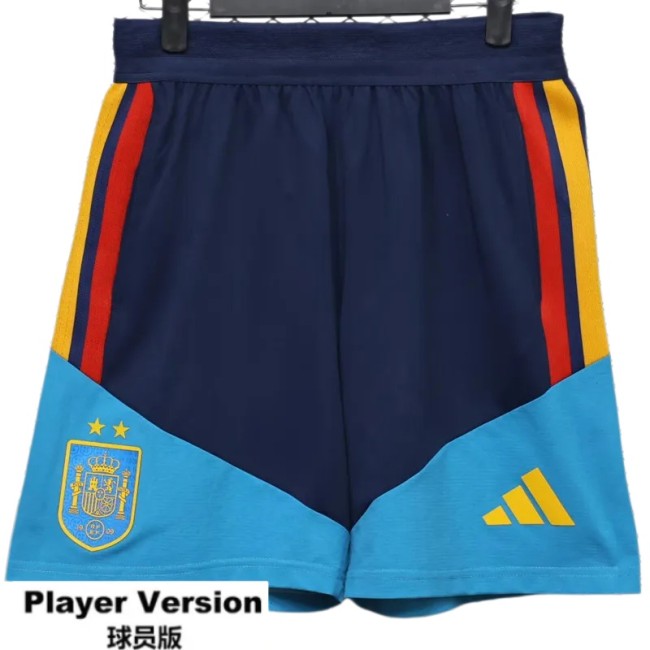 2026-27 Mens Spain Royal Blue Player Version Shorts Pants