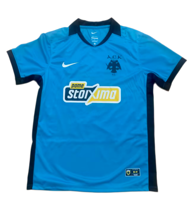 2026-27 Mens  AEK Athens Away Blue Fans Soccer Jersey