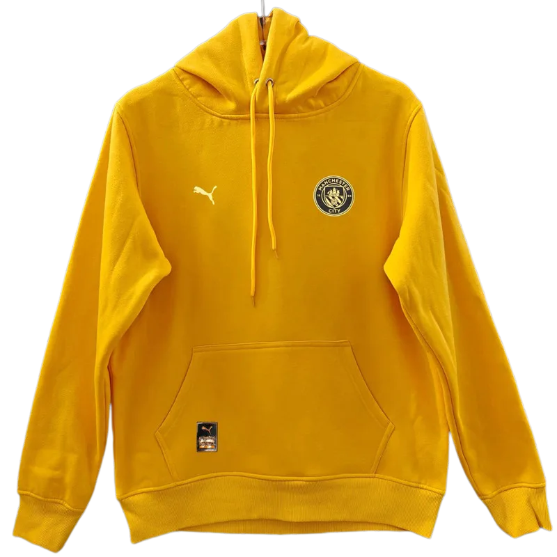 2026-27 Mens Manchester City Yellow Hoody 黄色(加绒)
