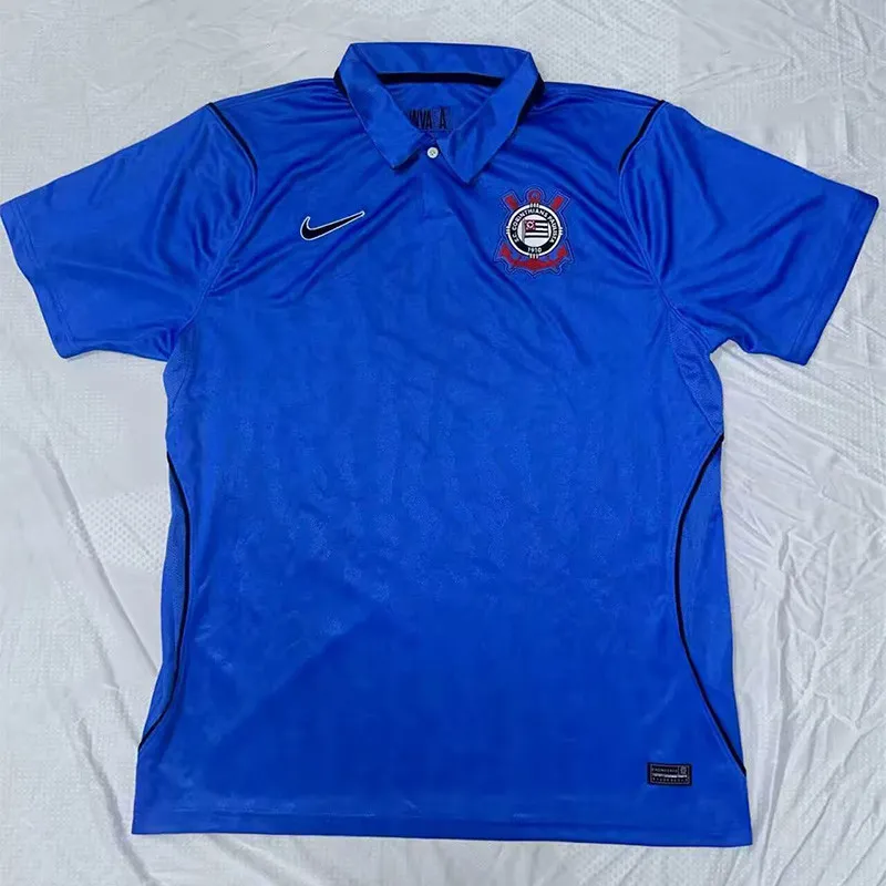 2026-27 Mens Corinthians Third Away Blue Soccer Jersey