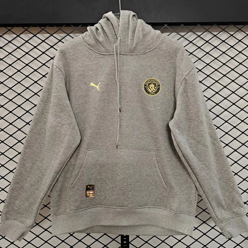 2026-27 Mens Manchester City Grey Hoody 灰色(加绒)