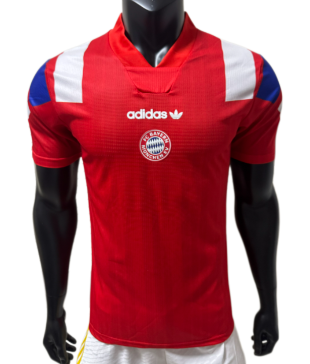 2026-27  Mens Bayern Munich Red Retro Player Version Soccer Jersey