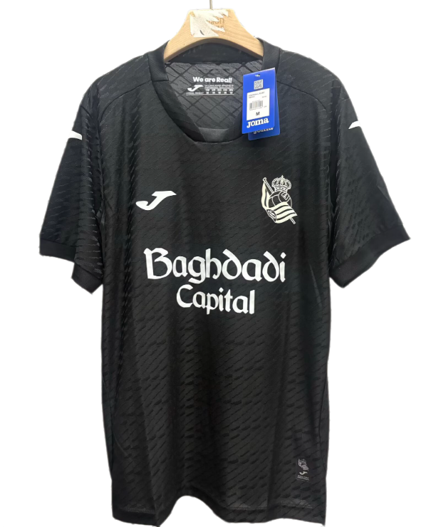 2026-27 Mens Real Sociedad Away Black Soccer Jersey