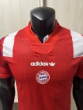 2026-27  Mens Bayern Munich Red Retro Player Version Soccer Jersey