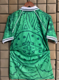 1997 Mexico  Green Retro Soccer Jersey