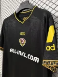 2025-26 Mens Dynamo Dresden Away Black Soccer Jersey