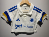 2026-27 Women Cruzeiro Third Away White Cheerleader Shirt
