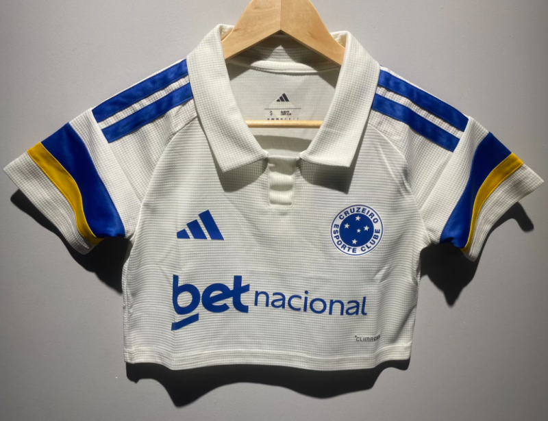 2026-27 Women Cruzeiro Third Away White Cheerleader Shirt