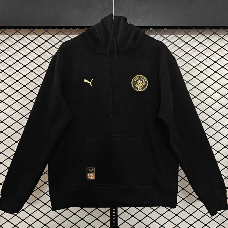 2026-27 Mens Manchester City Black Hoody 黑色(加绒)