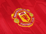 1992-94 Manchester United Home Long Sleeve Retro Soccer Jersey