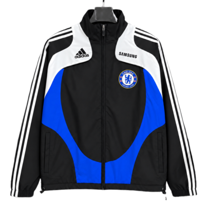 2008-09 Mens Chelsea Black Retro Windbreaker