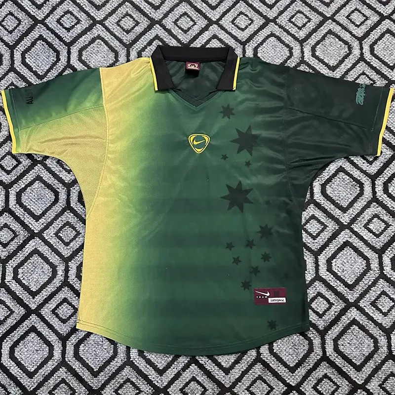 2026-27 Australia Green Black Joint Edition Training Shirts
