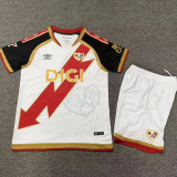 2026-27 Kids Rayo Vallecano Home White Soccer Jersey