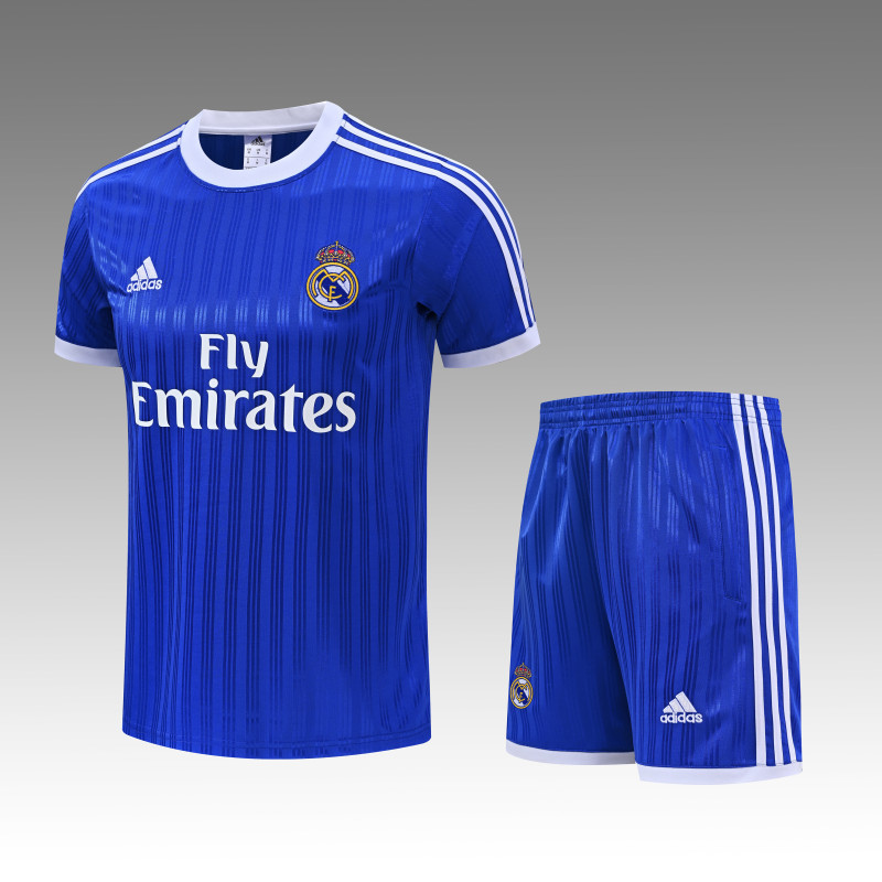 2026-27 Real Madrid Blue Training Short Suit