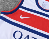 2026-27 PSG White Vest Training Short Suit