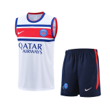 2026-27 PSG White Vest Training Short Suit